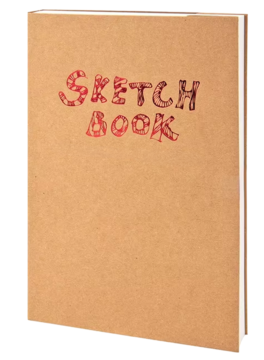Kraft cover sketchbook