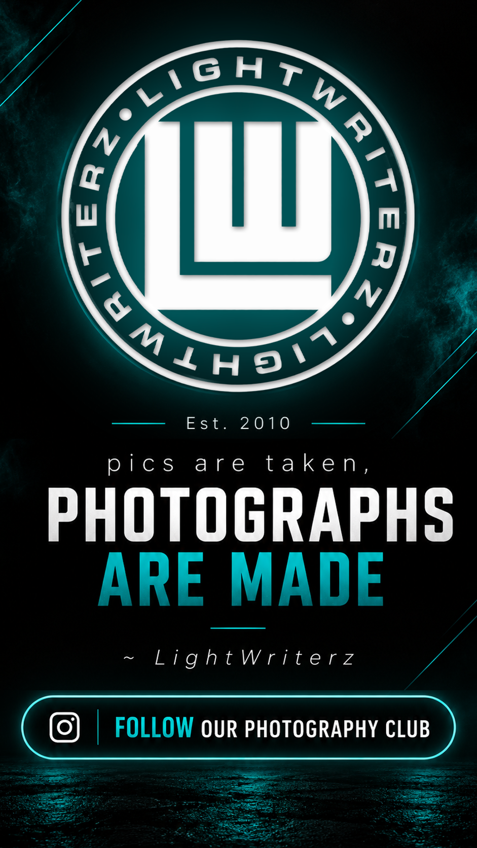 LightWriterz Instagram story end screen